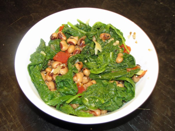 punjabi greens and beans 2