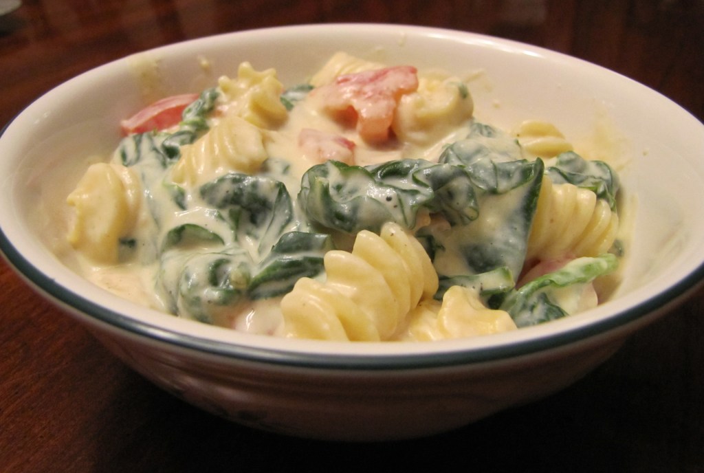 Serving over radiatore pasta makes this very kid-friendly.