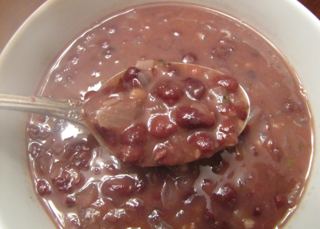 Black Bean Soup Close Up