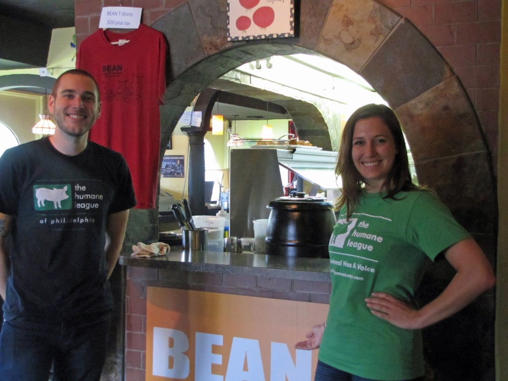 David Coman-Hidy and Andrea Gunn of the Humane League!