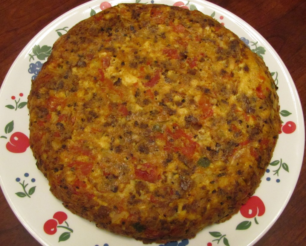 sausage fritatta baked 2