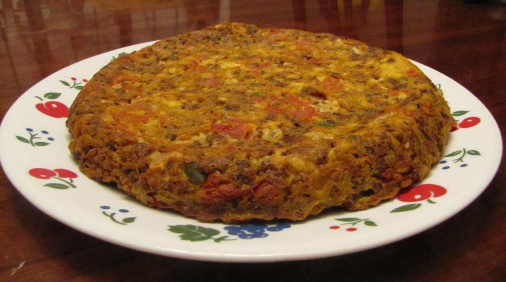 Easy Cheesy Vegan Sausage&nbsp;Fritatta