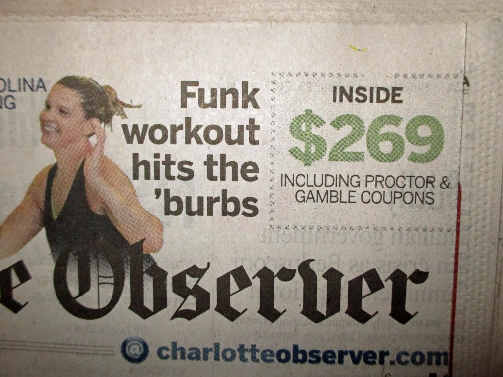 Make sure there are actually coupons in the paper you are buying!