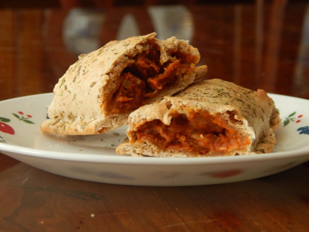 Tofurky Pizza Pocket Baked