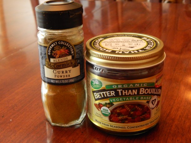 Be wary of Indian cookbooks that encourage the use of curry powder or vegetable broth or boullion.