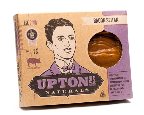 uptons naturals bacon seitan box