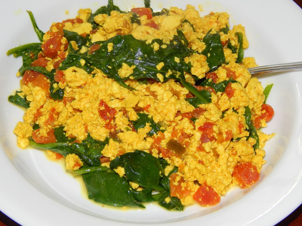 Sunday Breakfast:  Indian Inspired Tofu Scramble (Vegan,&nbsp;Gluten-Free)
