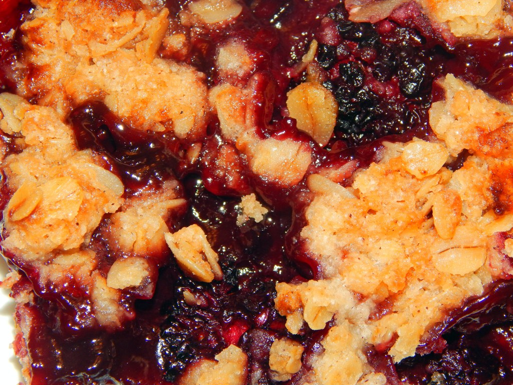 Blackberry Crumble Close Up