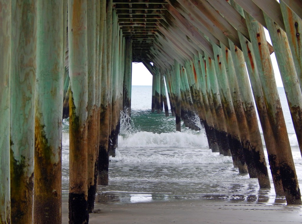 Underside of pier at Myrtle Beach