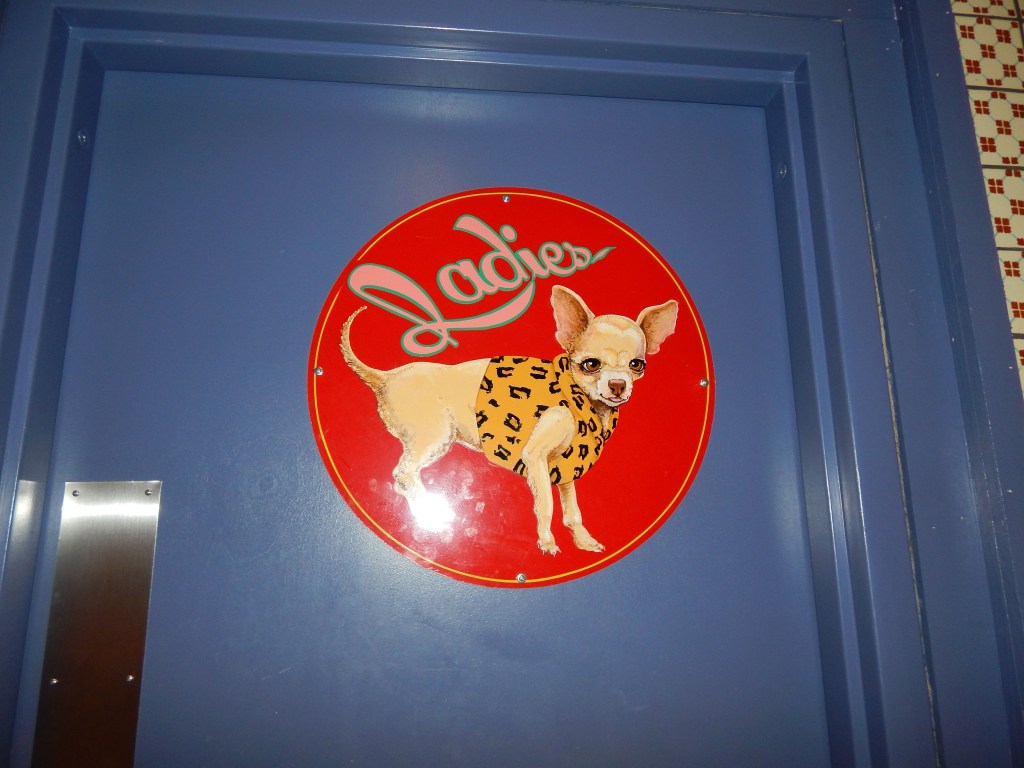 Chuys Ladies Room Door