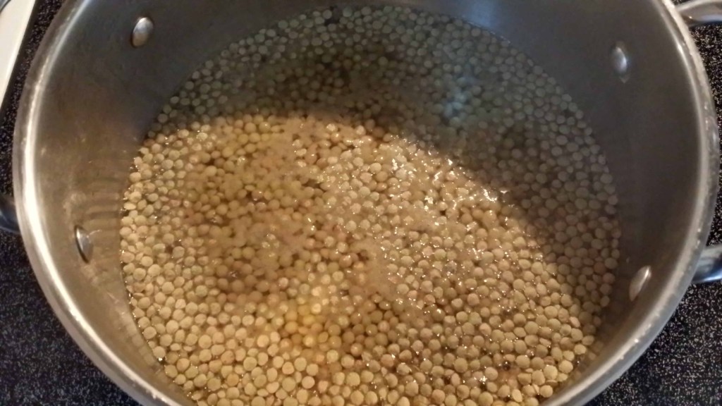 Leafy Lentils - Cooking the Lentils
