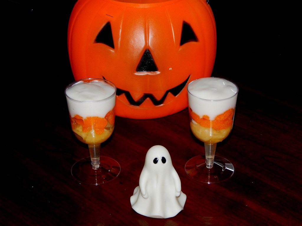 Candy Corn Fruit Parfaits 2
