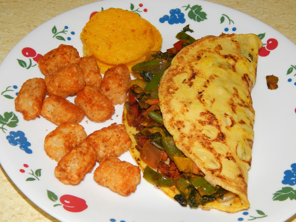 Vegan Egg Overstuffed Omelet Crepe