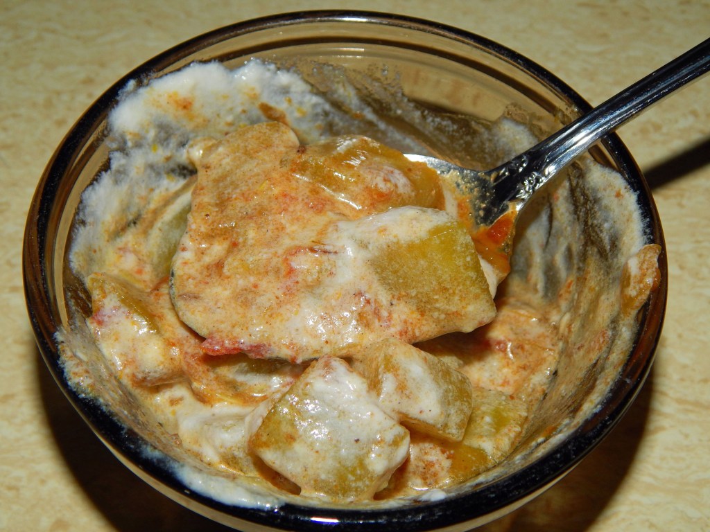Curried Zucchini Close Up