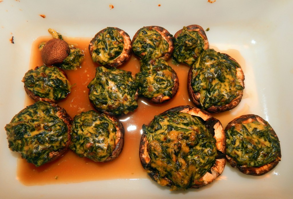 Stuffed Curried Mushrooms