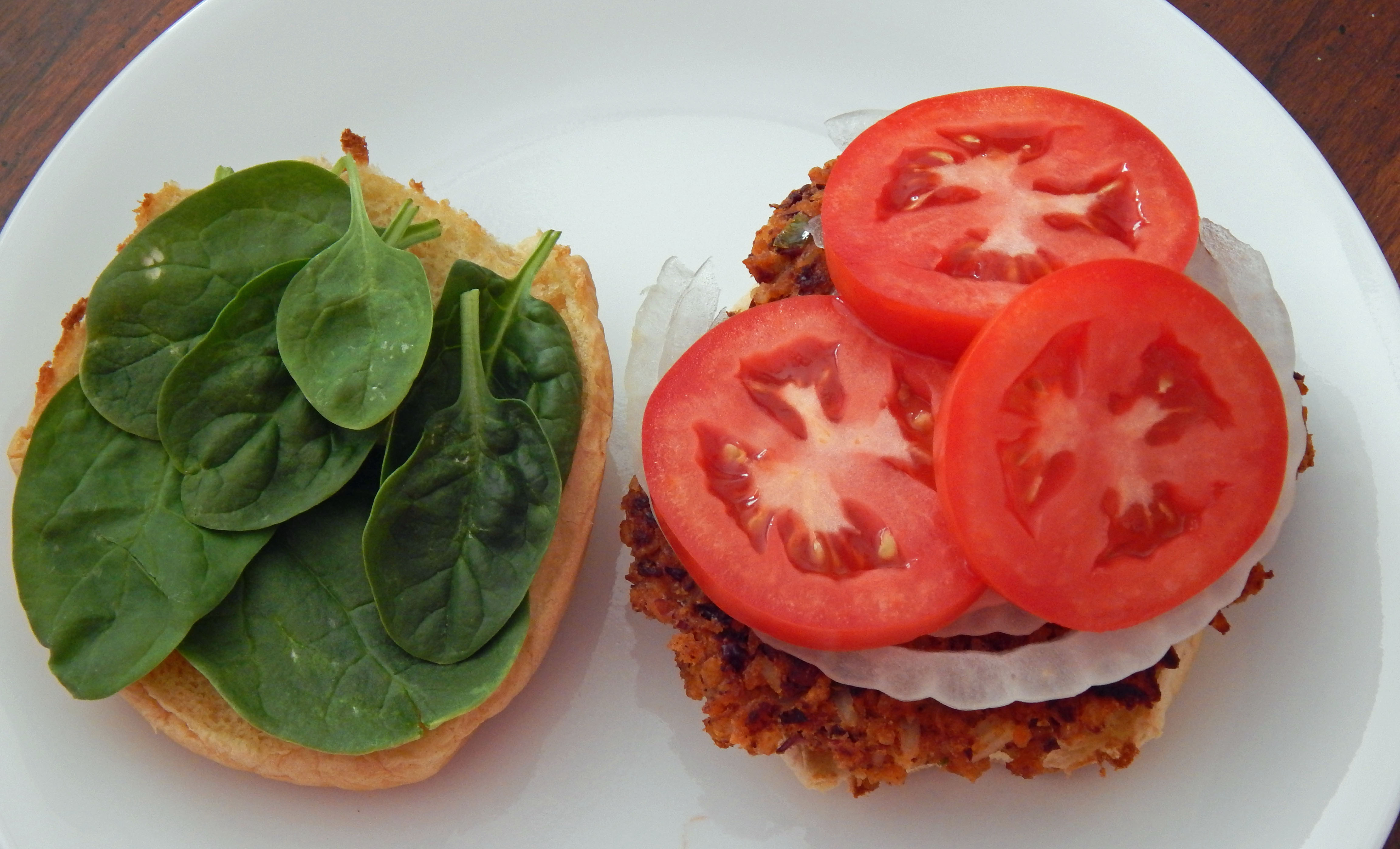 Open Face Rajmah Burger 2