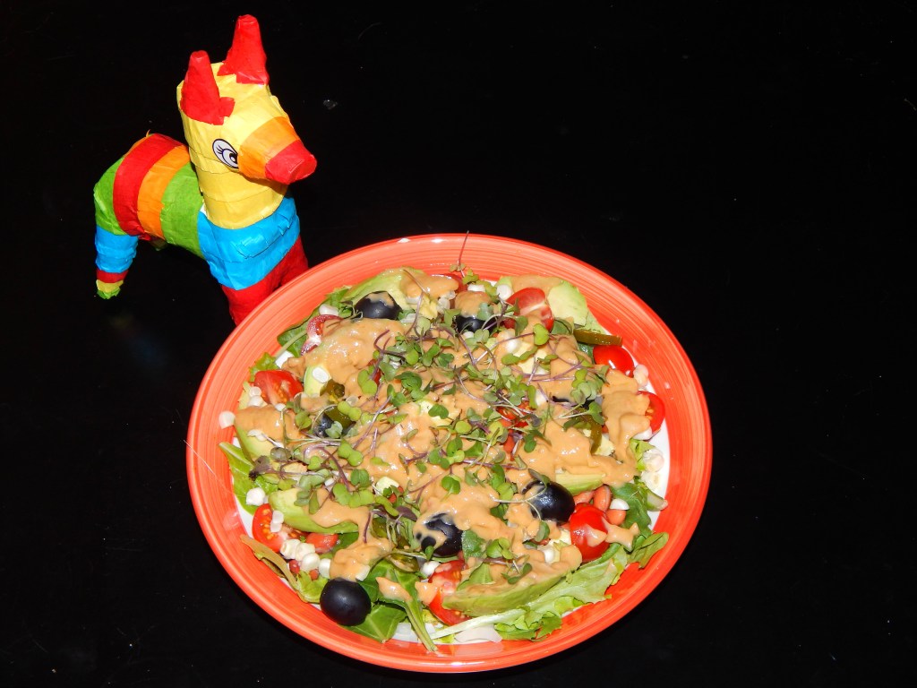 Cinco de Mayo Salad With Spicy Avocado&nbsp;Dressing