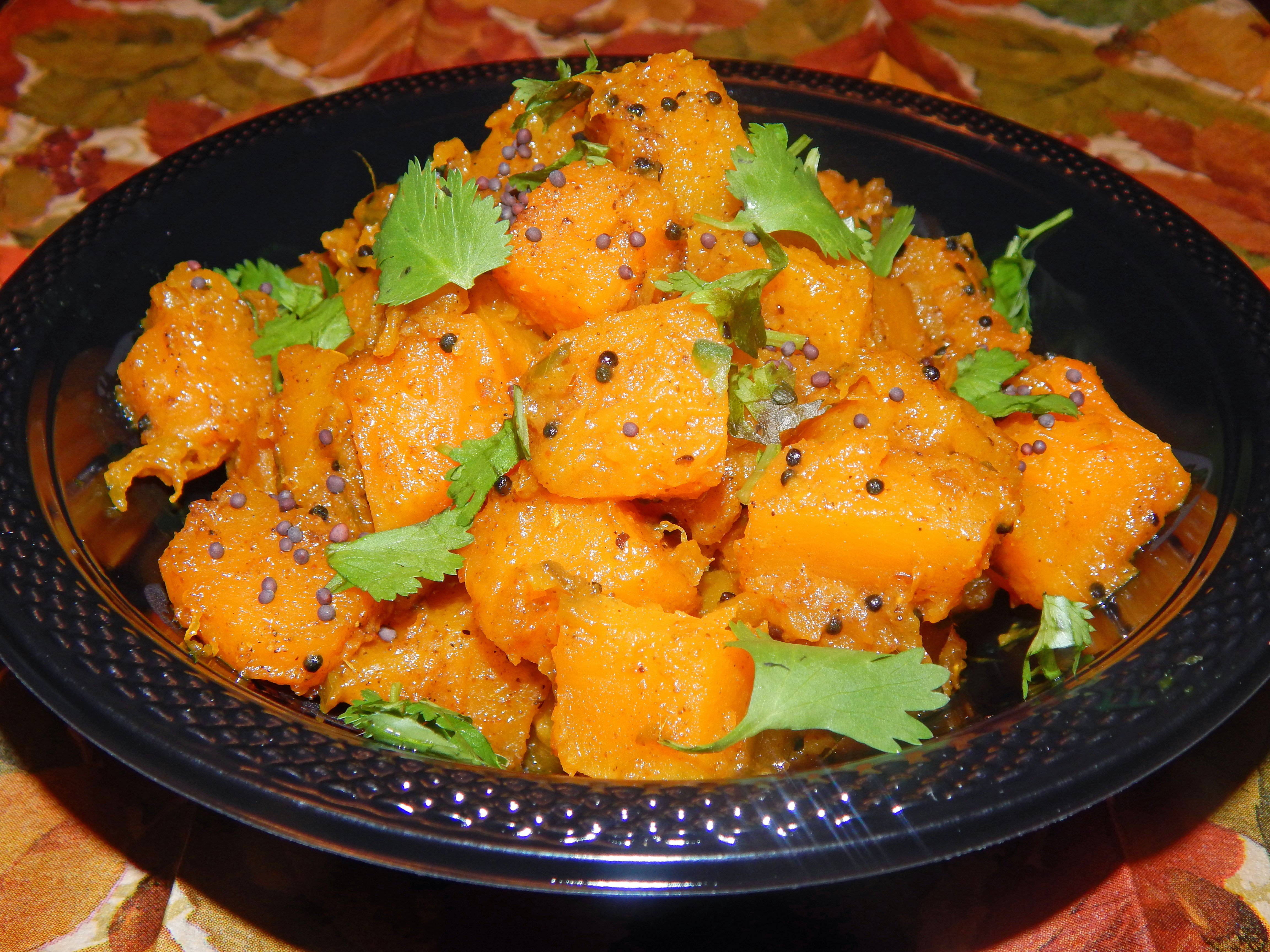 Sweet and Spicy Curried Butternut Squash