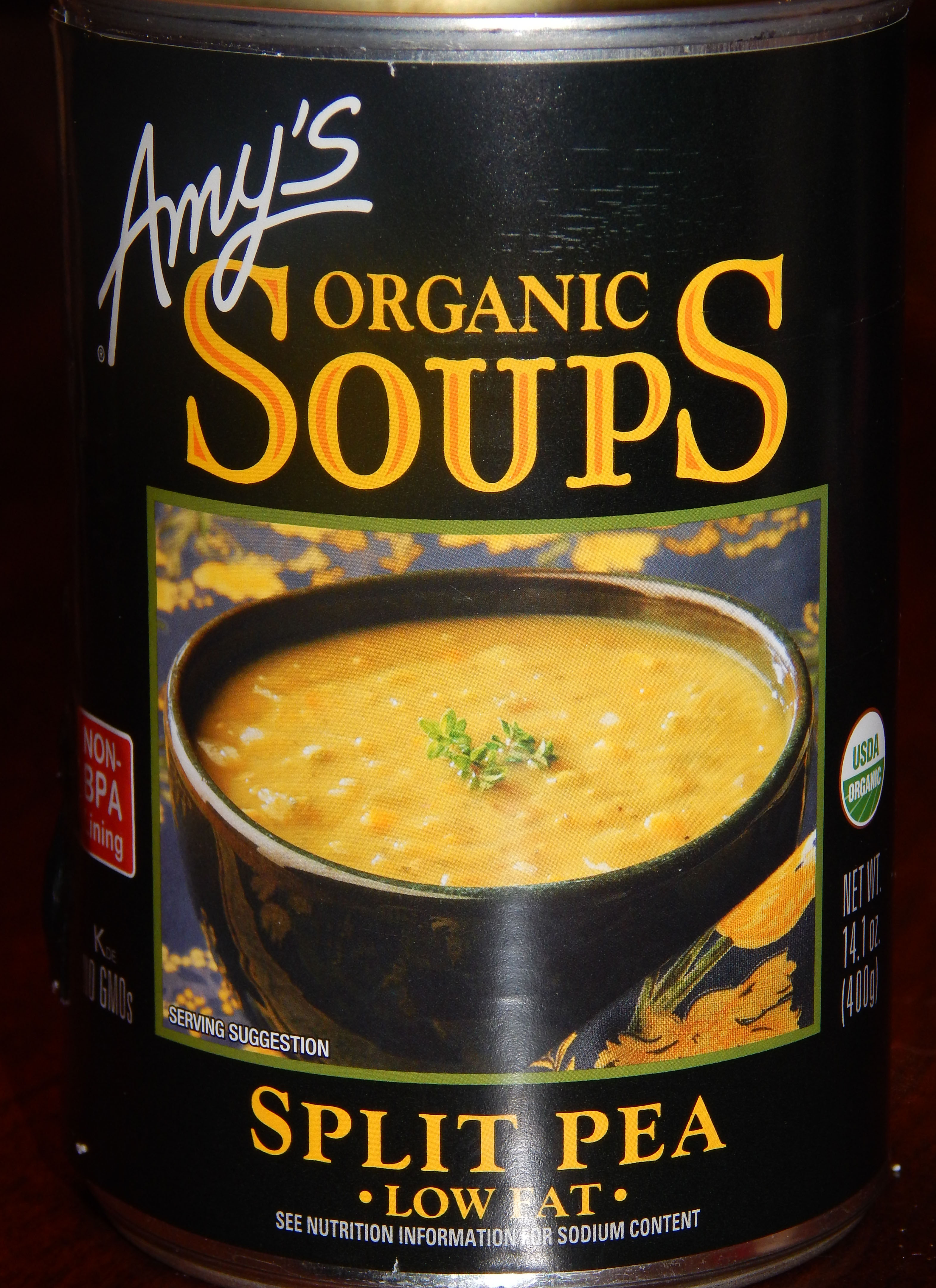 Amys Split Pea Soup Can