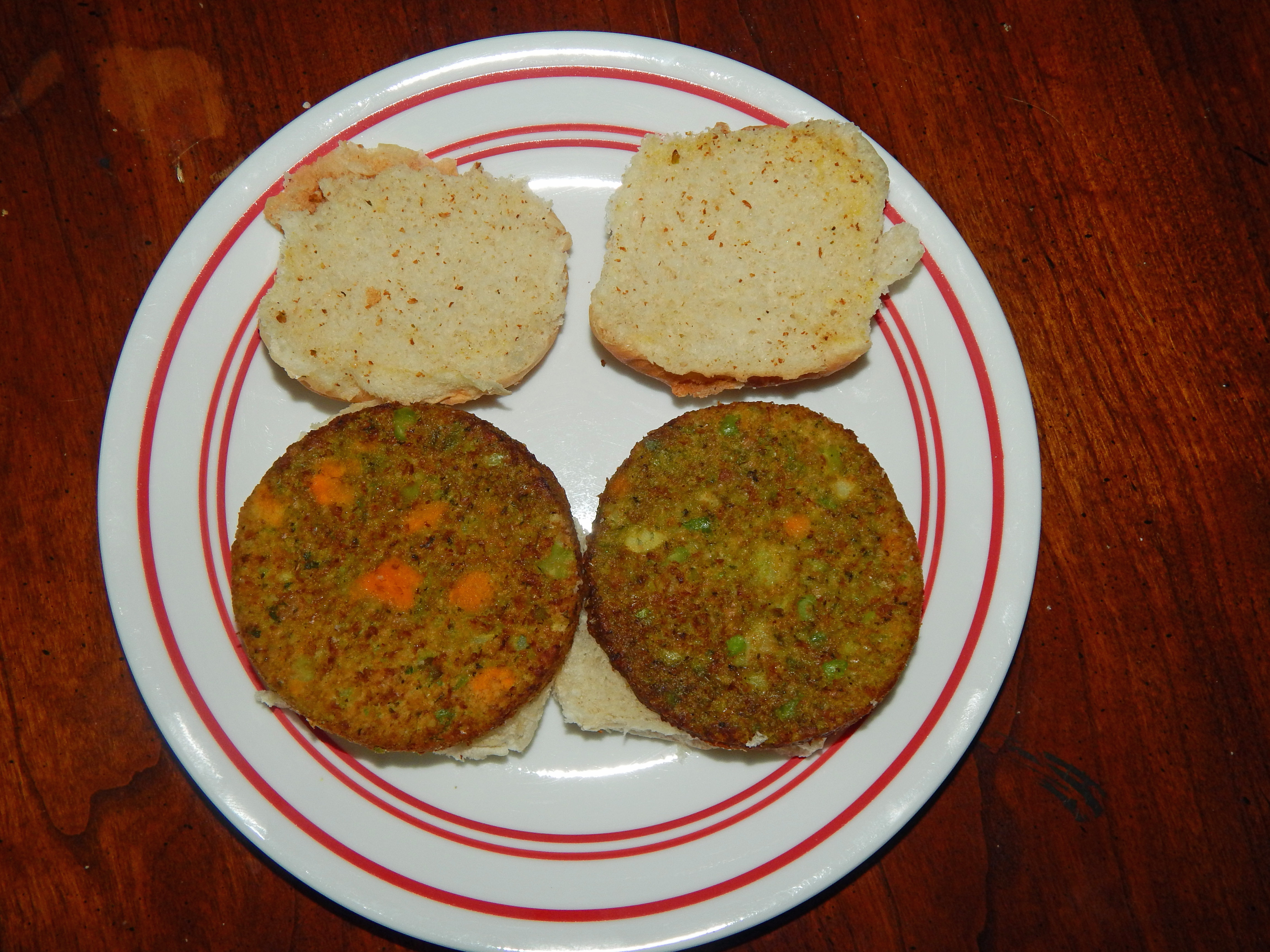 White Castle Veggie Sliders on Plate