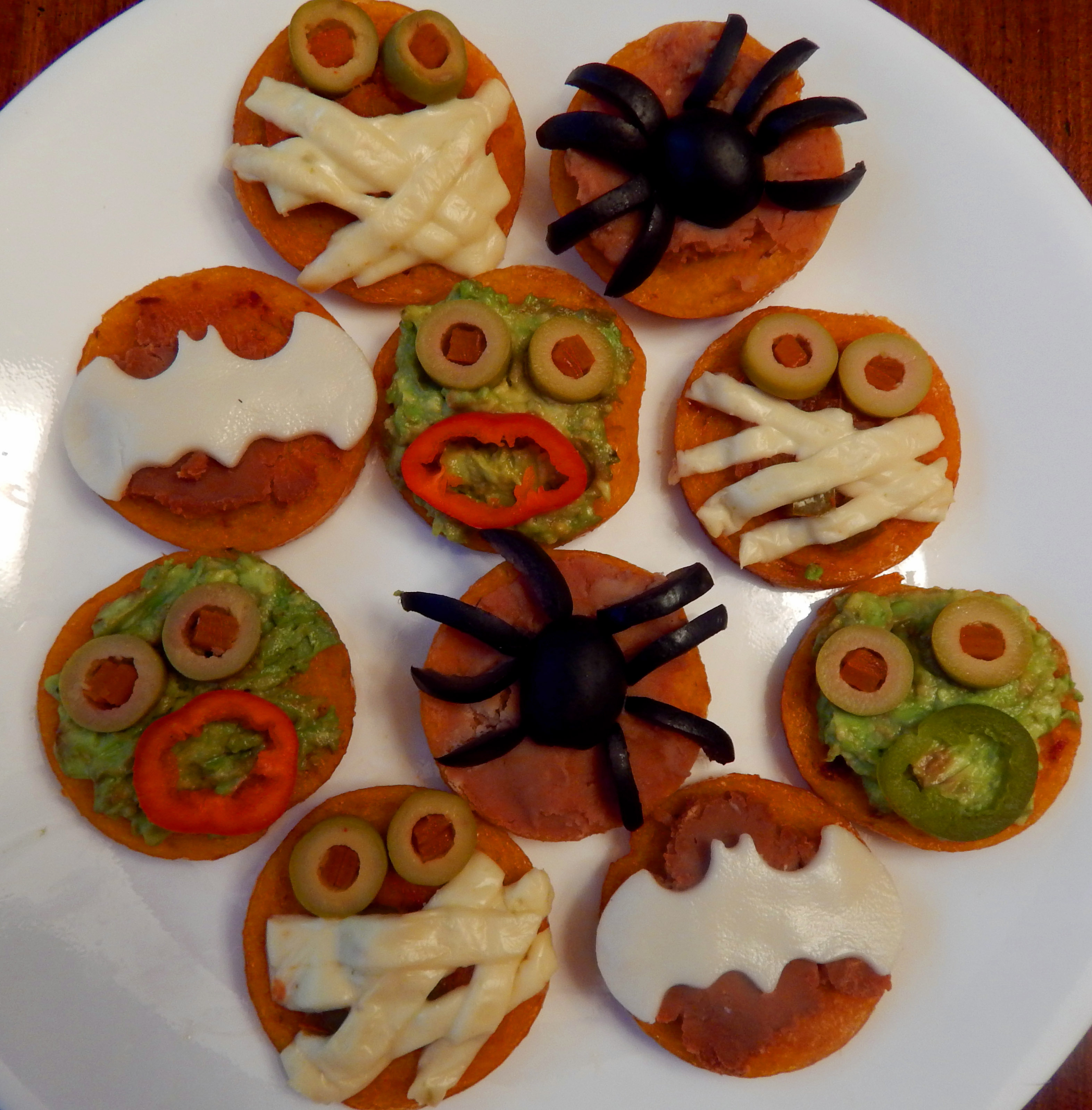 Scary Polenta Faces Group Photo