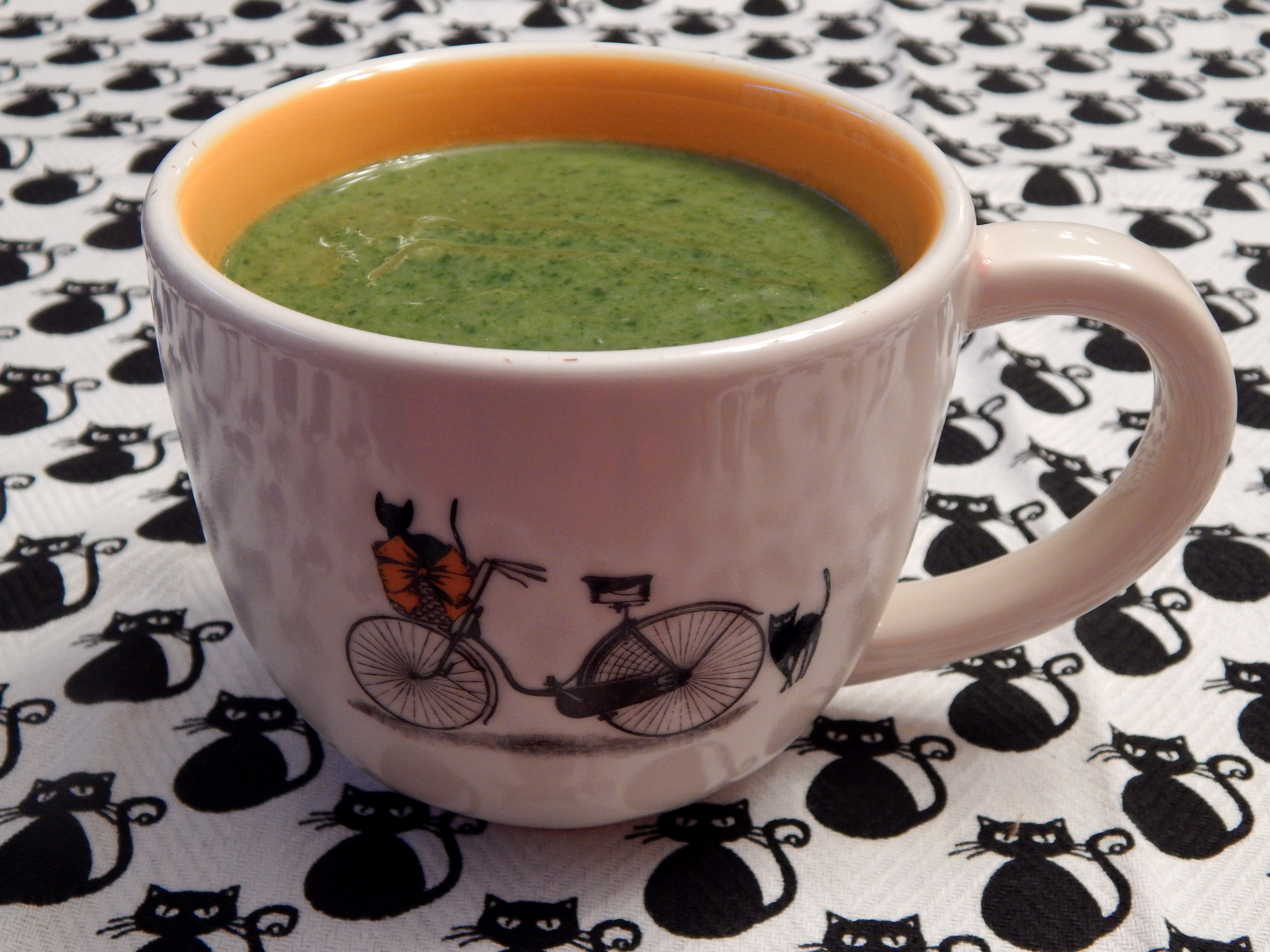 Palak Shorba in Cup