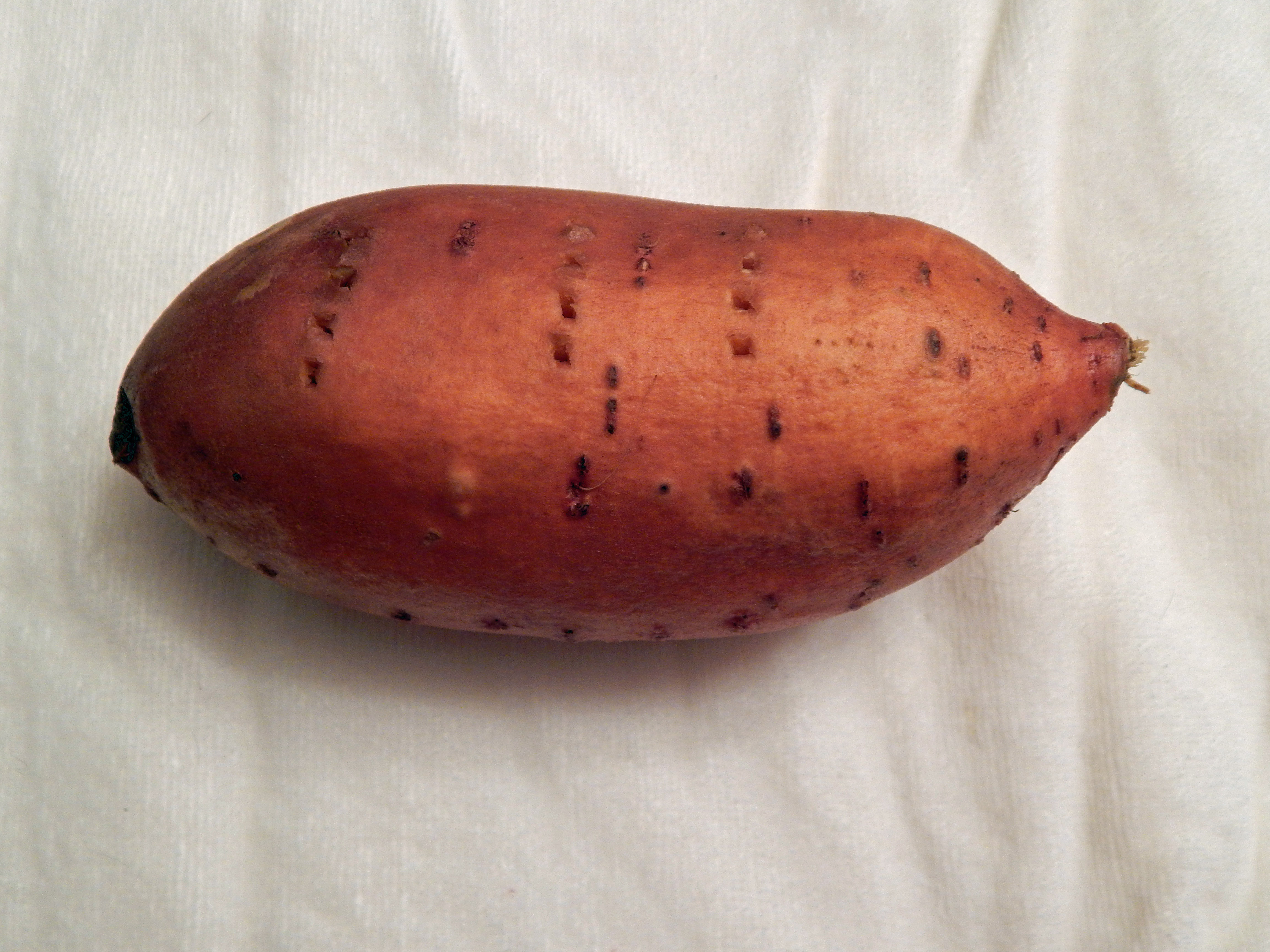 Scrubbed Sweet Potato