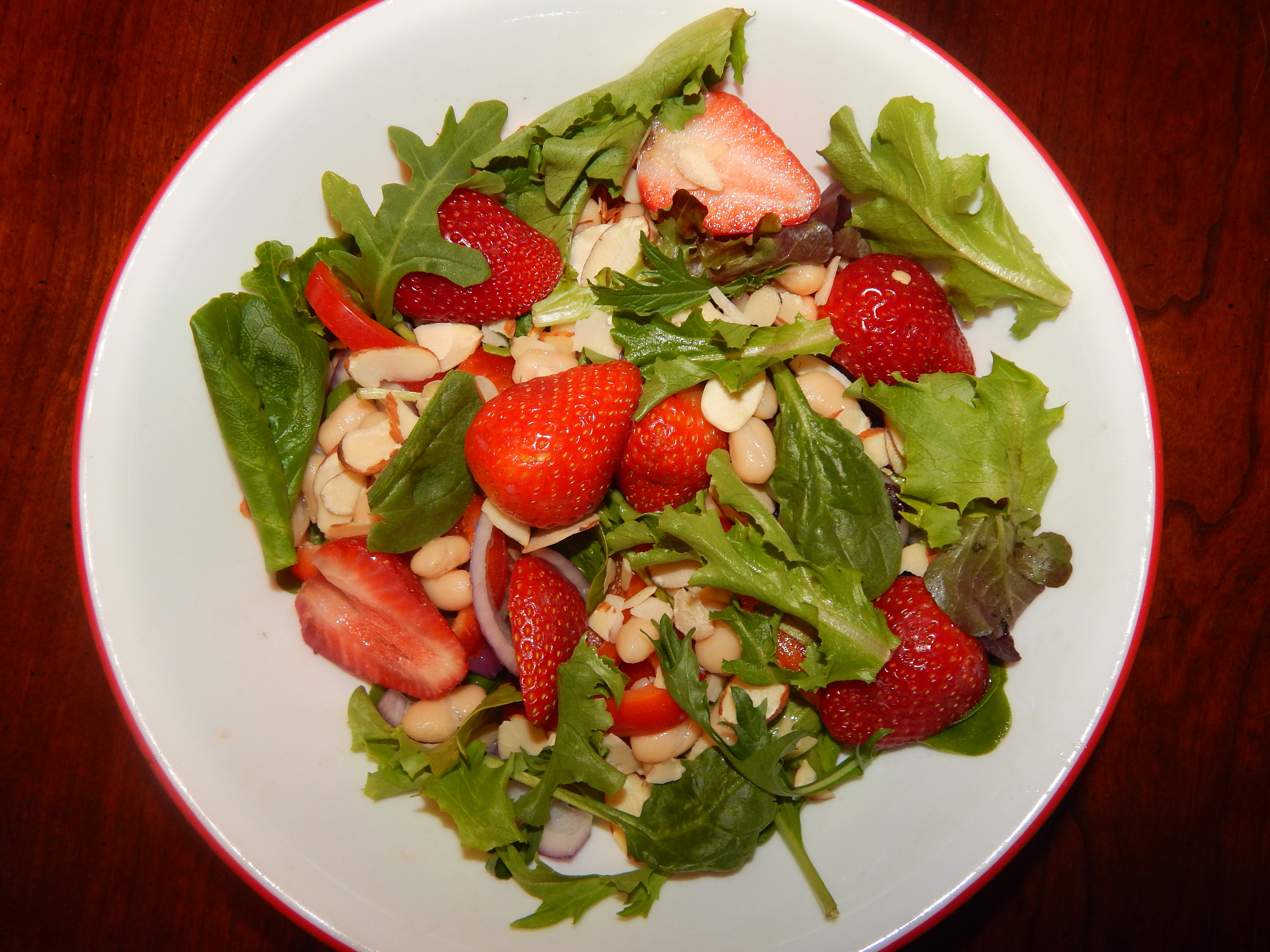 Strawberry Dinner Salad Add Berries Nuts